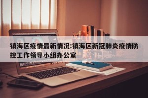 镇海区疫情最新情况:镇海区新冠肺炎疫情防控工作领导小组办公室